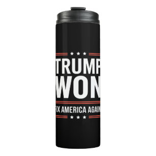 Bouteilles Isothermes Trump a gagné MAGA Trump vainqueur 2024 Réparer l'
