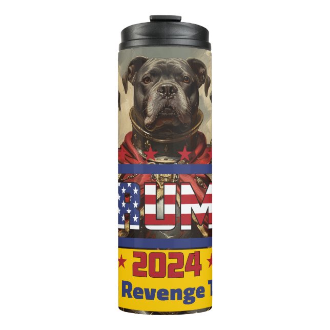 Bouteilles Isothermes Trump Tumbler : "Revenge Tour" (3 Chevaliers Pots) (Devant)