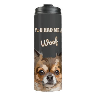Bouteilles Isothermes Tu M'As Eu À Woof Amoureux de les chiens de Pomé