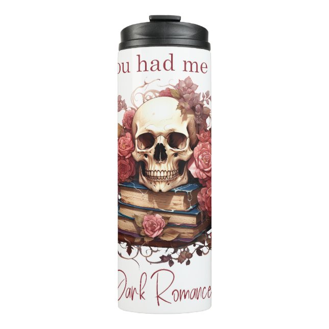 Bouteilles Isothermes Tu m'as eu avec Dark Romance (Devant)