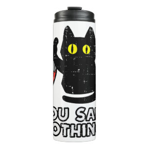 Bouteilles Isothermes Tu N'As Rien Vu De Chat Noir Drôle Halloween