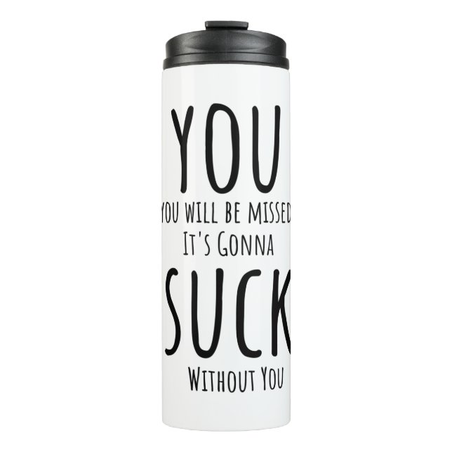 Bouteilles Isothermes Tu t'enfuis, tu pars (Devant)