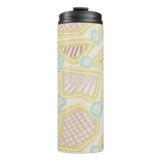 Bouteilles Isothermes Tumbler à motif géométrique abstrait pastel modern