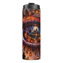 Tumbler à œil de fantaisie Halloween effrayant