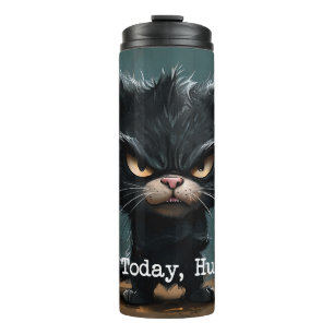 Bouteilles Isothermes Tumbler avec drôle de design de chat