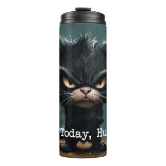 Bouteilles Isothermes Tumbler avec drôle de design de chat