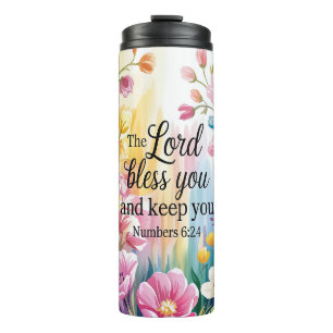 Bouteilles Isothermes Tumbler de Scripture Chrétienne Inspirante