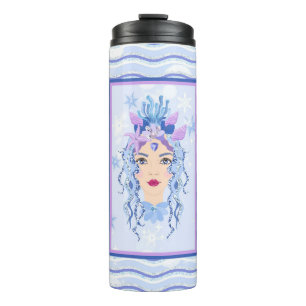 Bouteilles Isothermes Tumbler de sirène de la reine des glaces