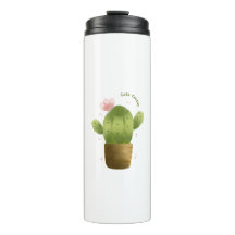 Tumbler de voyage Cactus Mignon – Coupe Kawaii Suc
