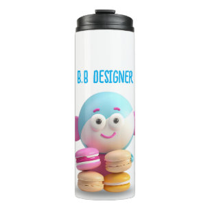 Bouteilles Isothermes Tumbler Macaron Coloré et Mignon, Personnalisable