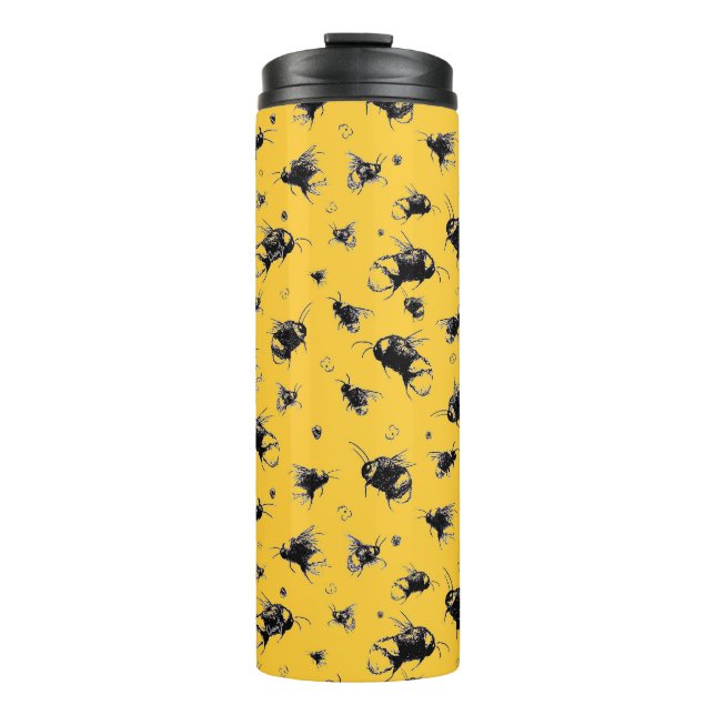 Bouteilles Isothermes Tumbler - Mignonne Bee Travel Mug pour les amoureu (Devant)