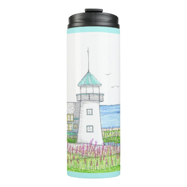 Bouteilles Isothermes Tumbler Phare Blanc (Devant)
