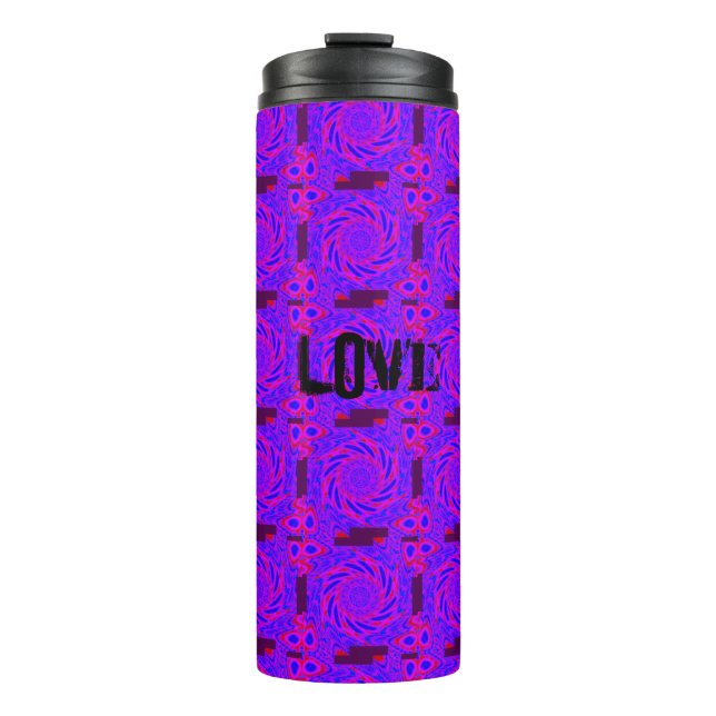 Bouteilles Isothermes Tumbler thermique AIVE PINK -MANDALA MODERNE (Devant)