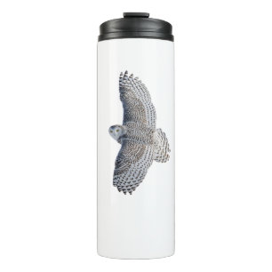 Bouteilles Isothermes Tumbler Thermique Anti-Fuite Chouette Blanche