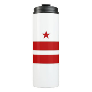 Bouteilles Isothermes Tumbler thermique avec drapeau de Washington DC, U