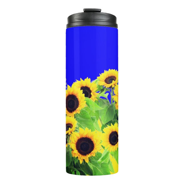 Bouteilles Isothermes Tumbler Thermique des tournesols (Devant)