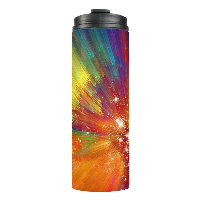 Bouteilles Isothermes Tumbler Thermique Explosion de Couleurs (Devant)