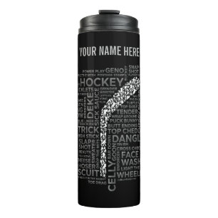 Bouteilles Isothermes Tumbler Thermique Joueurs de Hockey et Argot