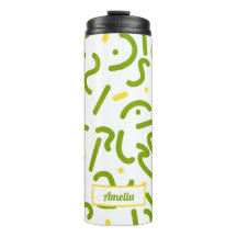 Tumbler Thermique Lignes Vertes
