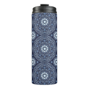 Bouteilles Isothermes Tumbler Thermique Mandala Bleu