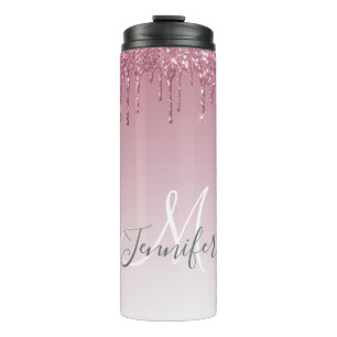 Bouteilles Isothermes Tumbler Thermique Paillettes Violet Dégoulinant