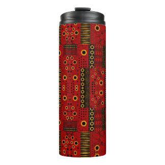 Bouteilles Isothermes Tumbler Thermique Patchwork Coup de Soleil Rouge A
