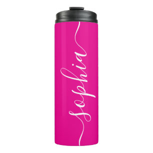Bouteilles Isothermes Tumbler Thermique Personnalisé Écriture Blanche Ro