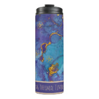 *~* Tumbler thermique QR en marbre avec paillettes