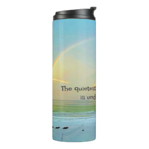 Bouteilles Isothermes Tumbler Thermique sous un Arc-en-ciel Silencieux