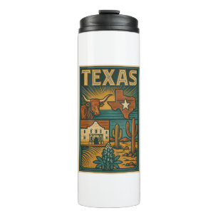 Bouteilles Isothermes Tumbler Thermique Texas - Acier Inoxydable Inoxyda