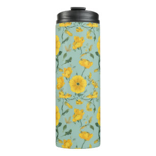 Bouteilles Isothermes Tumblers Thermiques à Motif Floral