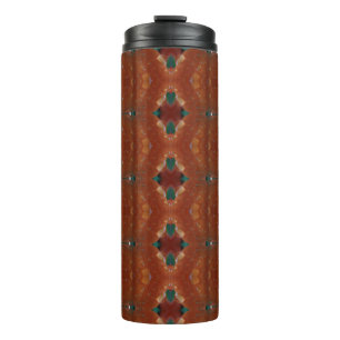 Bouteilles Isothermes Turq & Coral Ikat