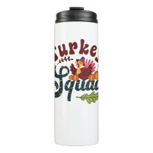 Bouteilles Isothermes Turquie Squad Drôle Thanksgiving Day Run Pilgrim G