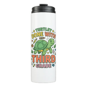 Bouteilles Isothermes Turtley Fait Avec T-Shirt De L'École De Tortue De 