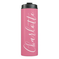 Typographie de script Chic Cute Nom Rose Clair