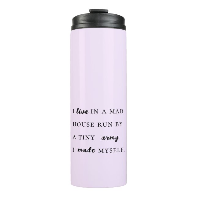 Bouteilles Isothermes Typographie moderne tendance et drôle (Devant)