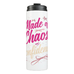 Bouteilles Isothermes Typographie Rose Impertinente Chaos Et Confiance