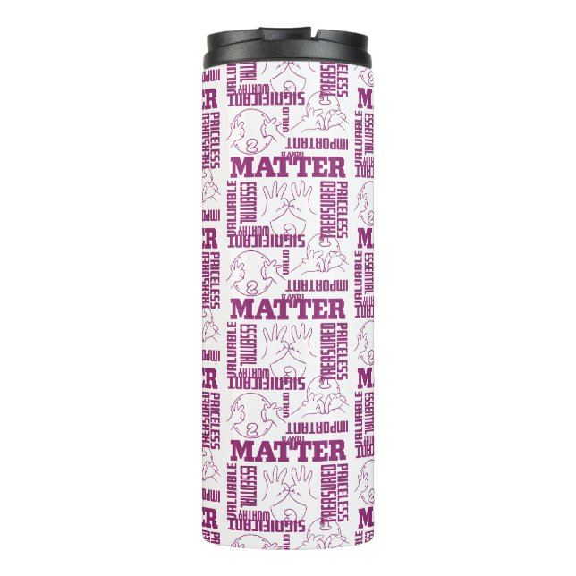 Bouteilles Isothermes U et I Matt - ASL Empowerment Design (Dos)