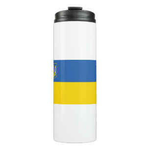 Bouteilles Isothermes Ukraine - Drapeau avec trident