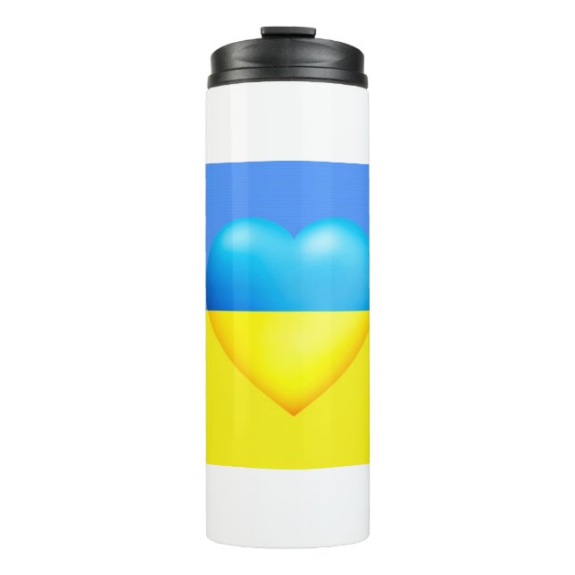 Bouteilles Isothermes Ukraine - Paix et Amour_ (Devant)