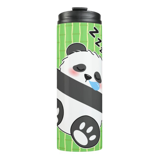 Bouteilles Isothermes Un bébé panda mignon dormant paisiblement (Devant)