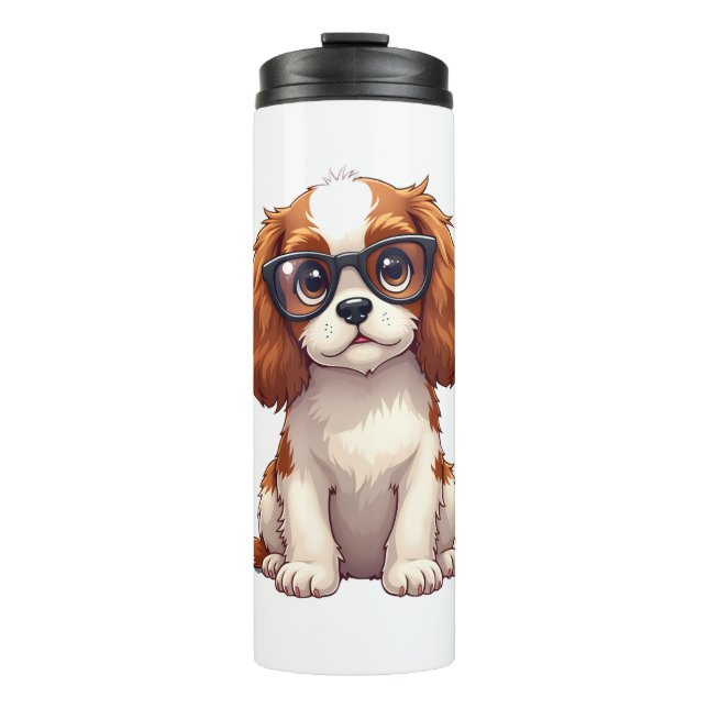 Bouteilles Isothermes Un chien mignon, le roi Charles Spaniel (Devant)