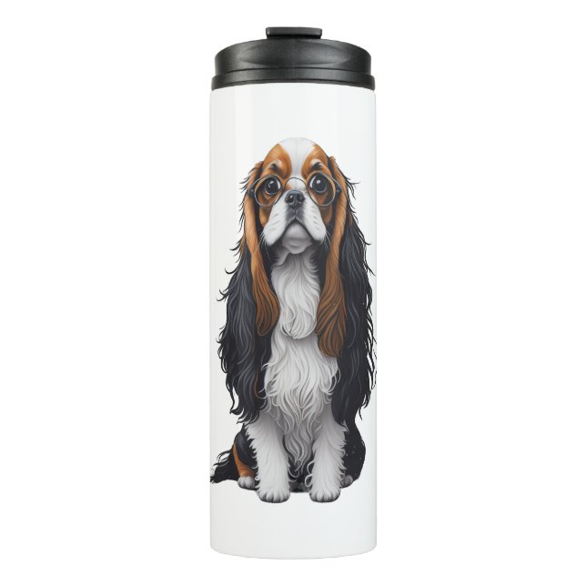 Bouteilles Isothermes Un chien mignon, le roi Charles Spaniel (Devant)