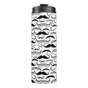 Bouteilles Isothermes Un club des messieurs. Motif 2 de moustache