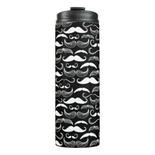 Bouteilles Isothermes Un club des messieurs. Motif de moustache