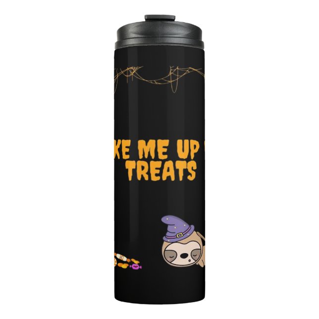 Bouteilles Isothermes Un parfum dormant prêt pour les friandises d'Hallo (Devant)