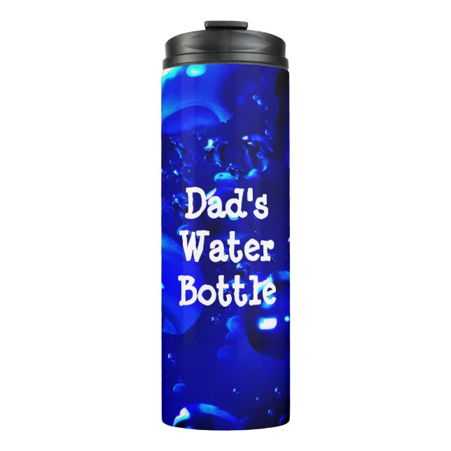 Bouteilles Isothermes Une Galaxie Météorologique Noire et Bleue de l'Eau (Devant)