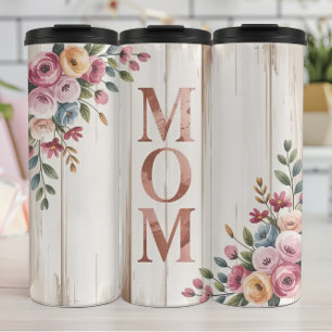 Bouteilles Isothermes Une maman florale salue