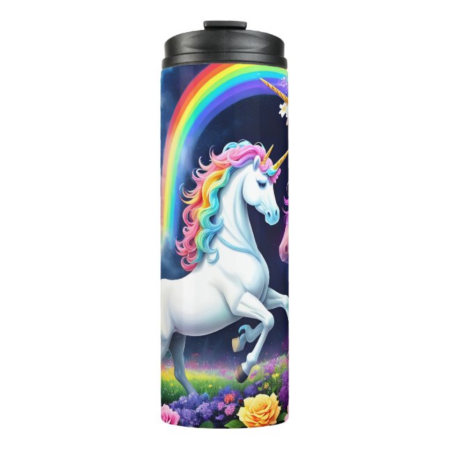 Bouteilles Isothermes Unicorne arc-en-ciel une (Devant)