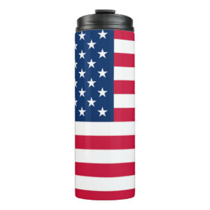 Bouteilles Isothermes USA Flag Thermal Tumbler United States of America